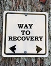 Way to recovery. Royalty Free Stock Photo