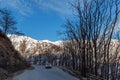 Way to srinagar during winter season, a beautiful landscape