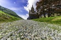 Way to Stave Church Hopperstad Royalty Free Stock Photo