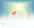 The way to success Royalty Free Stock Photo