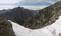 Way to the Sulzfluh in the Raetikon mountains Royalty Free Stock Photo