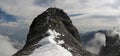 Way to the Three Towers in the Raetikon mountains Royalty Free Stock Photo