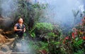 On the way to the top of Mount Kinabalu. Borneo island. Malaysia. Kinabalu National Park.