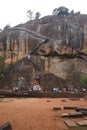 Way to the top of the Sigiriya Rock.