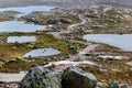 On the way to Trolltunga, Hordaland county, Norway Royalty Free Stock Photo