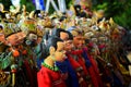 wayang golek wood carving art from west Java Indonesia