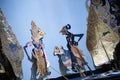 Wayang kulit, a traditional art from Java Indonesia Royalty Free Stock Photo