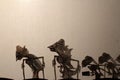 Wayang kulit, a traditional art from Java Indonesia Royalty Free Stock Photo