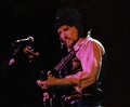 Waylon Jennings Performs at ChicagoFest in 1978 Royalty Free Stock Photo