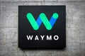 Waymo company logo Royalty Free Stock Photo