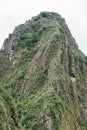 Wayna Picchu, Huayna Picchu, Sacred Mountain of the Incas in Machu Picchu, Cusco Peru Royalty Free Stock Photo