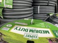 Walmart supercenter retail store Garden hoses stacked up