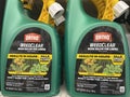 Walmart supercenter retail store Ortho weed killer green bottle