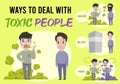 Ways to deal with toxic people