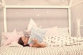 Ways to fall asleep faster. Fall asleep as fast as possible. Fall asleep faster and sleep better. Healthy sleep. Sweet Royalty Free Stock Photo