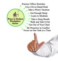 Ways to Reduce Workplace Stress Royalty Free Stock Photo