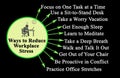 Ways to Reduce Workplace Stress Royalty Free Stock Photo