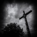 WAYSIDE CRUCIFIX Royalty Free Stock Photo