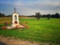 Wayside shrine in Poland Royalty Free Stock Photo