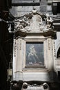 Wayside Shrine To Madonna And Jesus, Via San Luca, Genoa, Italy
