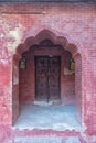 A historical door at Wazir Khan Mosque, Pakistan