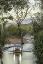 4WD River crossing Royalty Free Stock Photo