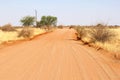 4WD sand road Kalahari desert, Namibia