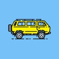 4WD van line icon