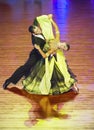 WDSF International style of Ballroomdancing Royalty Free Stock Photo