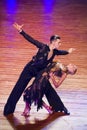 WDSF International style of Ballroomdancing Royalty Free Stock Photo