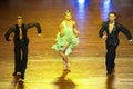 WDSF International style of Ballroomdancing Royalty Free Stock Photo