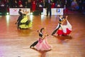 WDSF International style of Ballroomdancing Royalty Free Stock Photo