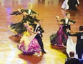 WDSF International style of Ballroomdancing Royalty Free Stock Photo