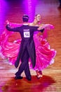 WDSF International style of Ballroomdancing Royalty Free Stock Photo