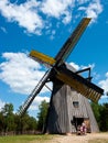 Wdzydze Kiszewskie Oper Air museum, the windmill Royalty Free Stock Photo