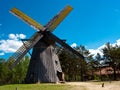 Wdzydze Kiszewskie Oper Air museum, the windmill Royalty Free Stock Photo