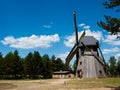 Wdzydze Kiszewskie Oper Air museum, the windmill Royalty Free Stock Photo