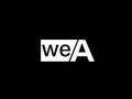 WEA Logo and Graphics design vector art, Icons isolated on black background