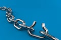 Weak link concept Royalty Free Stock Photo