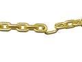 Weak Link - Gold Royalty Free Stock Photo