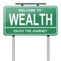Wealth concept. Royalty Free Stock Photo