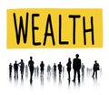 Wealth Financial Growth Income Economy Concept Royalty Free Stock Photo