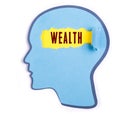Wealth word in the person head