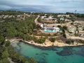 Cala del Mago hillside. Majorca Island, Spain Royalty Free Stock Photo