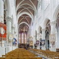 Wealthy interior of the Saint-Katharina church, Hoogstraten, Belgium