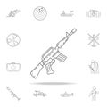 weapon automatic icon. Army icons universal set for web and mobile Royalty Free Stock Photo