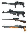 Weapon collection - big size file Royalty Free Stock Photo