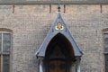 Weapon Crest At The Ridderzaal Building At The Binnenhof The Hague The Netherlands 28-12-2019