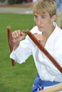 Weapon Karate with Tonfa
