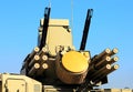 Weapons of anti-aircraft defense system Royalty Free Stock Photo